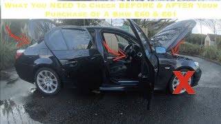 What You NEED To Know BEFORE & AFTER Purchase Of Your Bmw E60 & E61 PRE LCI