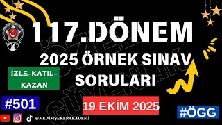 117. Dönem Özel Güvenlik Örnek Sınav Soruları Cevapları 2025 -501