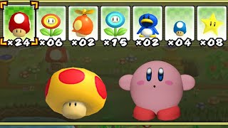 What Happens When A Mega Mushroom And Kirby Uses Marios Power-Ups?