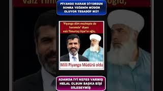 Önce Haram Dedi Sonra Müdür Oldu