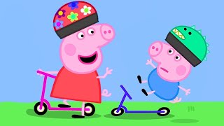 Peppa Pig Official Channel George Learns How To Scooter From Peppa Pig