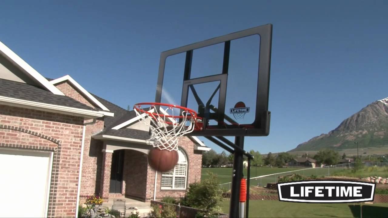 Lifetime Portable Basketball Hoop (Model 71286) - YouTube