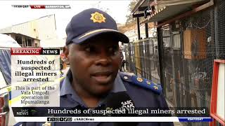 Operation Vala Umgodi About 1,000 Suspected Illegal Miners Arrsted In Barberton