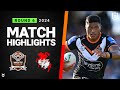 NRL 2024 | Wests Tigers v Dragons | Match Highlights