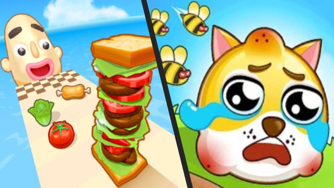 SANDWICH RUNNER vs SAVE THE DOGE – New Levels Super SANDWICH RUNNER vs SAVE THE DOGE – New Levels Super