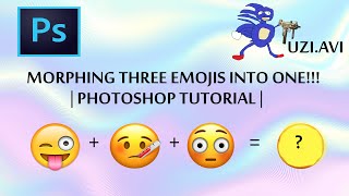 EMOJI ART | MORPHING THREE EMOJIS INTO ONE | PHOTOSHOP TUTORIAL