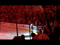 Lauren Hart Sings National Anthem at Flyers Game