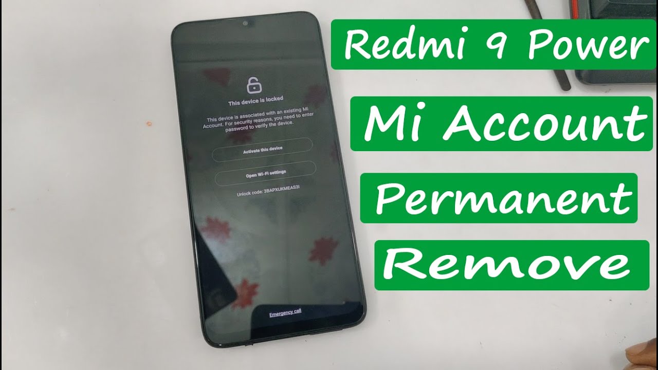 Redmi 9 Power Mi Account Remove / After Account Remove Redmi 9 Power Mi Account Remove / After Account Remove