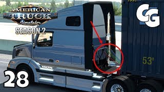 Ats S02E28 - Trailer Cables For Aradeths Volvo Vnl 670 - American Truck Simulator Lets Play