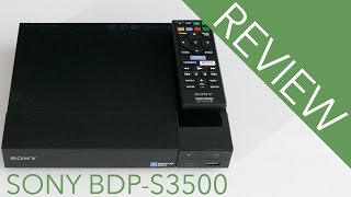 Sony BDP S3500 Blu-ray Player Review!!