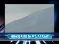 Saksi: Grass fire, sumiklab sa ilang bahagi ng Mt. Arayat