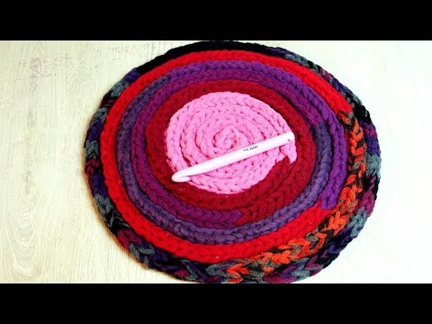 НЕ ВЫБРАСЫВАЙТЕ СТАРЫЕ КОЛГОТКИ - Как СДЕЛАТЬ КРАСИВЫЙ КОВРИК ИЗ КОЛГОТ НЕ ВЫБРАСЫВАЙТЕ СТАРЫЕ КОЛГОТКИ - Как СДЕЛАТЬ КРАСИВЫЙ КОВРИК ИЗ КОЛГОТ
