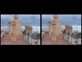 Casa Mila - 3D (cross eye - single camera)