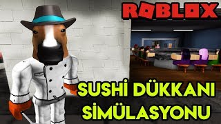 Sushi Dükkanı Simülasyonu Sushi Shop Simulator Roblox Türkçe