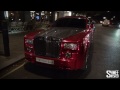 Garish CHROME RED Rolls-Royce Phantom in London