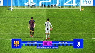 Barcelona vs Juventus | Final UEFA Champions League - UCL | Penalty Shootout | PES 2019