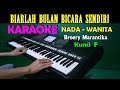 BULAN SABIT - Broery Marantika | KARAOKE Nada Wanita || F=DO