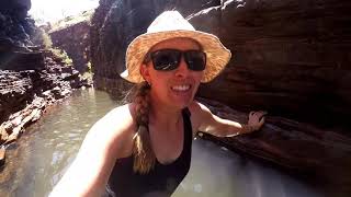 Exploring the beautiful gorges of Karijini National Park