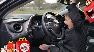 McDonalds Drive Thru Prank || Ninja Driving Parents car to McDonalds || Jai Bista Show