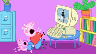 Peppa Pig React to Siren Head Attack