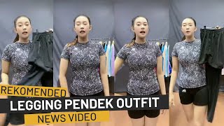 Live Tante Cantik Jualan Online Pakai Baju Ketat Dan Celana Legging Pendek