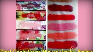 Review Hard Candy Velvet Mousse Matte Lip Colors Astrid Aesthetic