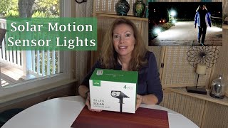 LITOM 30 LEDs 💥BRIGHT Solar Motion Sensor Landscape Spotlights👈