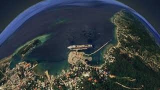 Google Earth Studio Roatan Cruiseship Port 3D Vr