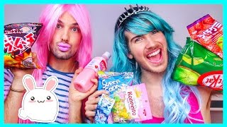 American Girls Try Japanese Candy