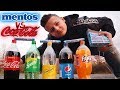 MENTOS ? VS. COLA❗️, FANTA ⚠️, SPRITE ❕ (kísérletek)