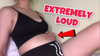 Crazy Loud Belly Sloshing Asmr