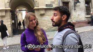 Ukraynali Kiza Türk Erkekleri̇ni̇ Sordum