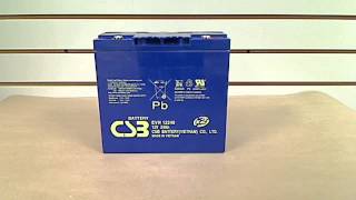 12V 24Ah - Extended Run - High Cycle - Csb Battery - Evh12240 Batteryspecialist.ca