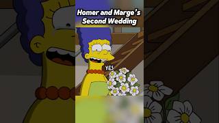Homer And Marges Second Wedding.