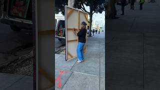 Delivering Art To An Exhibition