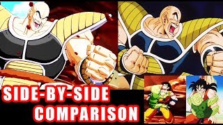 DRAGON BALL FighterZ - Nappa Side by Side Comparison Game and Anime - XB1 PS4 PC