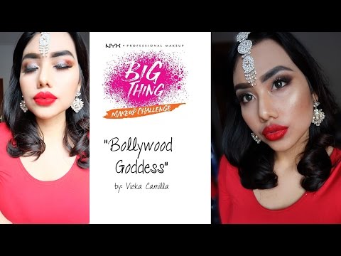 NYX BIG THING Makeup Challenge: BOLLYWOOD GODDESS - YouTube