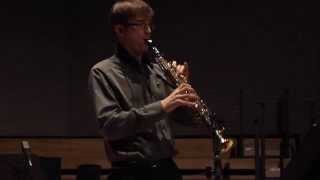 Alastair Penman performs Deconstruct by Jenni Watson at RNCM Sax Day