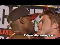 Intense Final Face Off Mayweather Vs Canelo Standoff Crazy Fan images Intense Final Face Off Mayweather Vs Canelo Standoff Crazy Fan