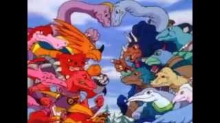 1987 Dinosaucers cartoon opening