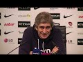 PELLEGRINI ON NASRI'S RETURN City v Chelsea FA Cup Manuel Pellegrini press conference Part I