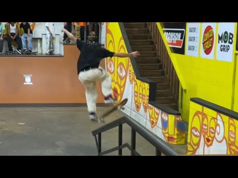 YUKITO AOKI INSANE 360 FLIP OVERCROOK LINE TAMPA AM 2021 #SHORTS