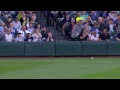 #THIS: Young fan throws Cano foul ball back on field