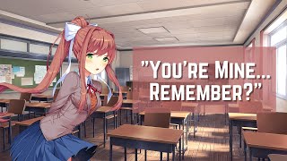 Spoilers Youre Mine... Remember? Yandere Monika X Listener F4A Ddlc
