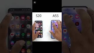 Samsung S20 Vs Galaxy A55 Speed Test