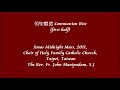 Mass at Holy Family Catholic Church at Taipei_Communion Rite (Our father to Lamb of God)