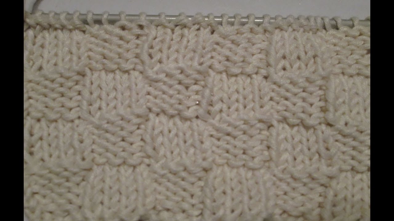 comment tricoter un damier