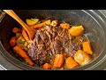 Hundreds of 5-Star Reviews!! Slow Cooker BEEF POT ROAST Recipe! Super Flavorful and Tender