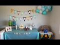 Baby Winston's 1st Birthday Decorations!!