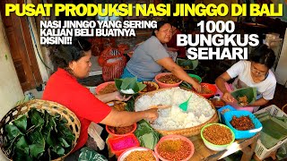Pusat Produksi Nasi Jinggo Di Bali - 1000 Bungkus Sehari Nasi Babi Kecapnya Mantap